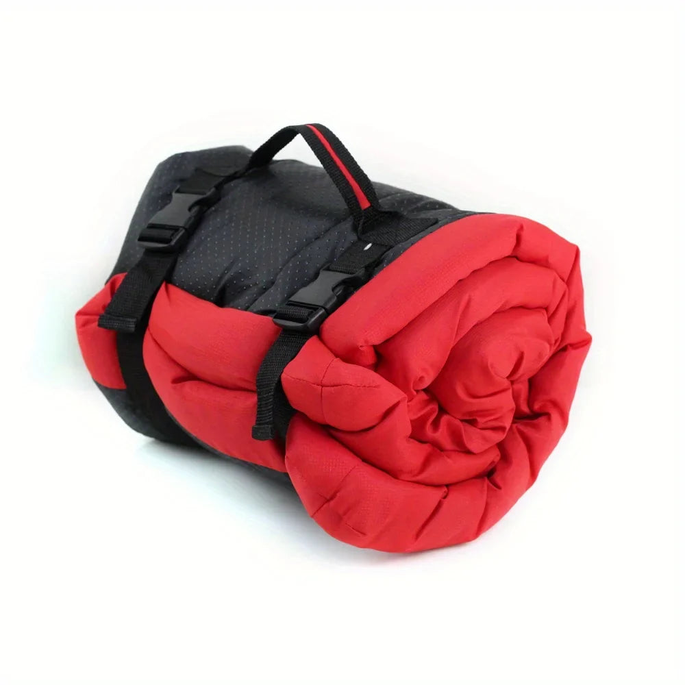 Waterproof Anti Slip Pet Bed Cushion Washable Dog Outdoor Matteress Pet Supplies Red
