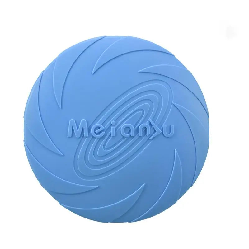 OUZEY Bite Resistant Flying Disc Toys For Dog Multifunction Pet Puppy Training Toys Outdoor Interactive Game Pet Dogs Products Blue