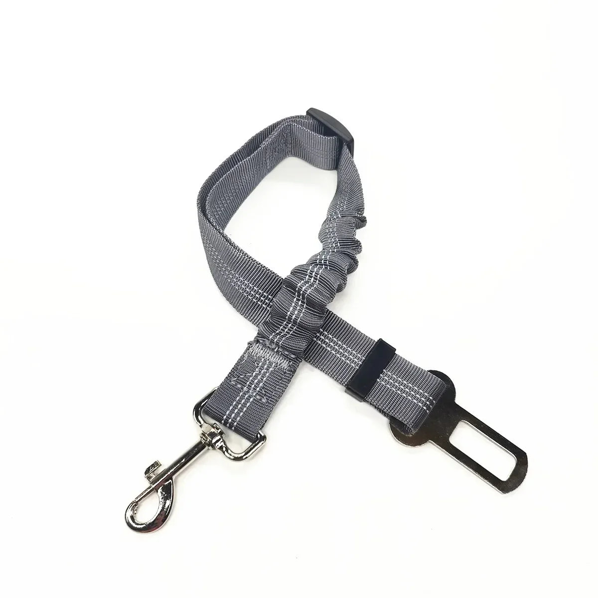 Dog Seat Belt | Quick Release Pet Safety Belt for Car Travel 46-Gray
