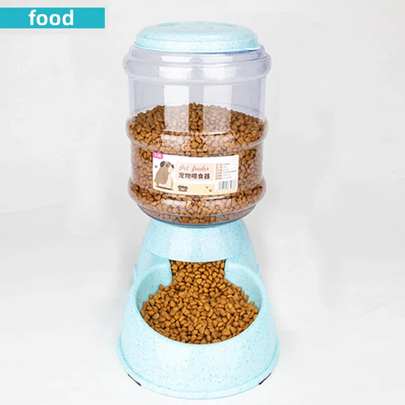 Large Capacity Pet Feeder Bowls Small Dog Food Bowl Automatic Water Dispenser Cat Bowls Pets Feeding Bowls Drink Water Bowl CW022-8