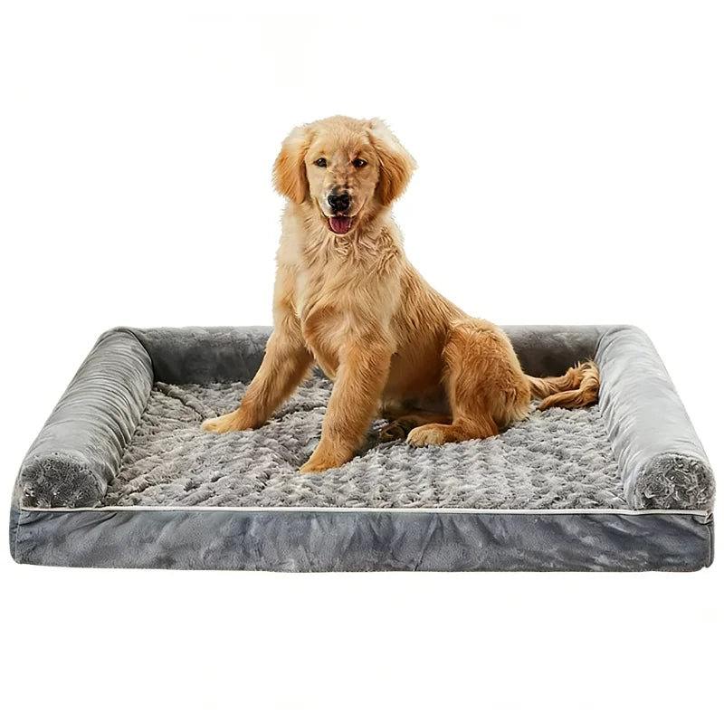 Dog Bed Memory Foam Mat Dog Accessories Waterproof All Season Universal Machine Washable Bed for Dog Luxury Bed Medium Size Dog JY248142