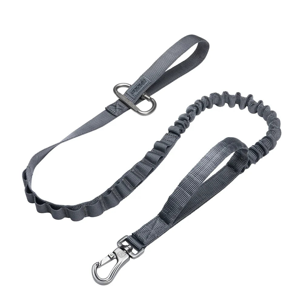 Tactical Dog Leash Durable Bungee Leash Pet Nylon Walking Training Leash For Medium Large Dogs German Shepard Grey China Mainland