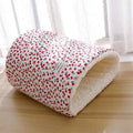 Soft Velvet Fabric Cat/Dog Bed (Up to 18.1 in) - Winter Warm Sleeping Bag Pet House Red