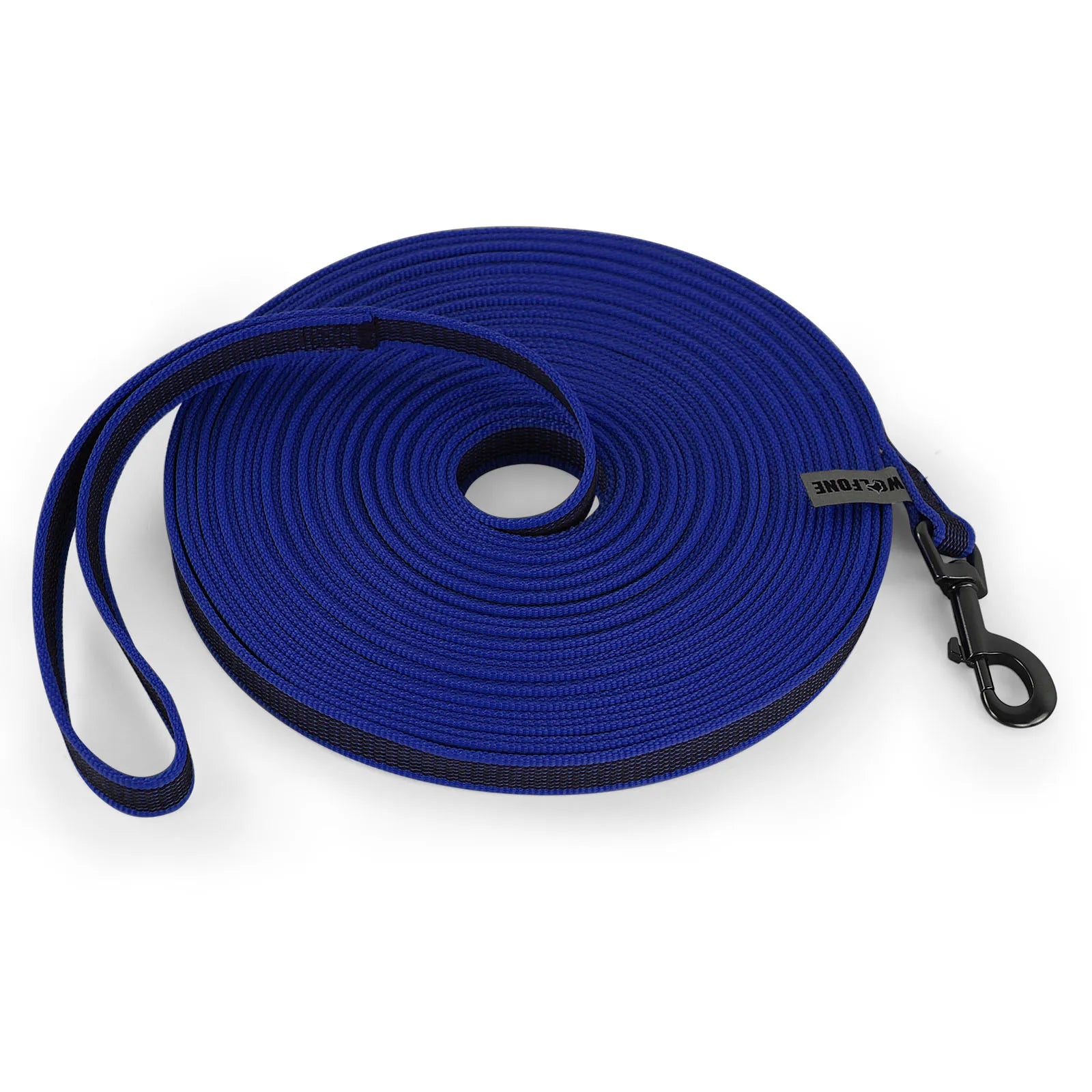 Adjustable Long Dog Leash – 1.5m/2m/3m/5m/10m/15m (4.9–49.2 ft) Lightweight Fiber Training Lead with Buckle, Personalized LS blue