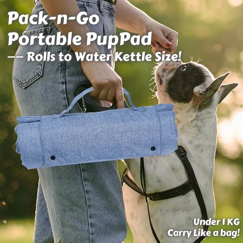All-Season Portable Pet Bed for Outdoor & Indoor Use: Waterproof, Chew-Resistant Mat for Dogs and Cats with Easy-Clean Design