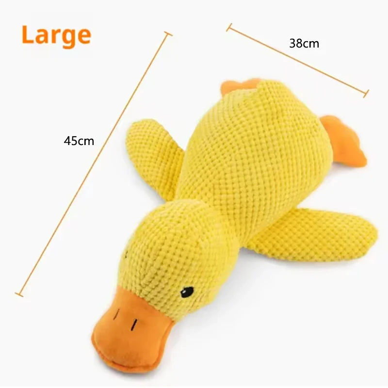 Plush Duck Dog Toy – Interactive Squeaky Cuddle Toy for Dogs, Boredom Relief & Comfort Large duck