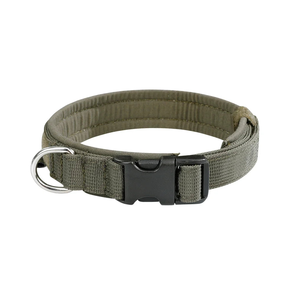 Tactical Dog Collar Puppy Collars Adjustable Soft Nylon Outdoor Training Collar Medium Large Dog German Shepherd Training Collar RGN China Mainland
