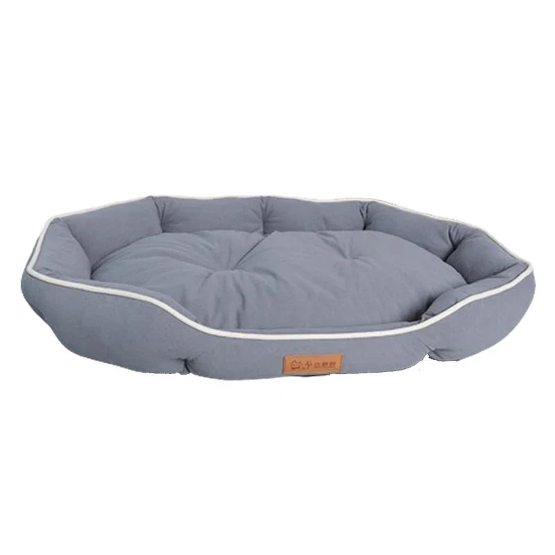 Large Dog Bed Waterproof Dog Bed for Big Dogs Summer Cooling Cat Bed Soft Sleeping Pet Mat All Seasons Puppy Mat for Chihuahua Oval gray