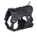 Military Large Dog Harness Pet German Shepherd Training Vest Tactical Dog Harness And Leash Set For Dogs Accessories black