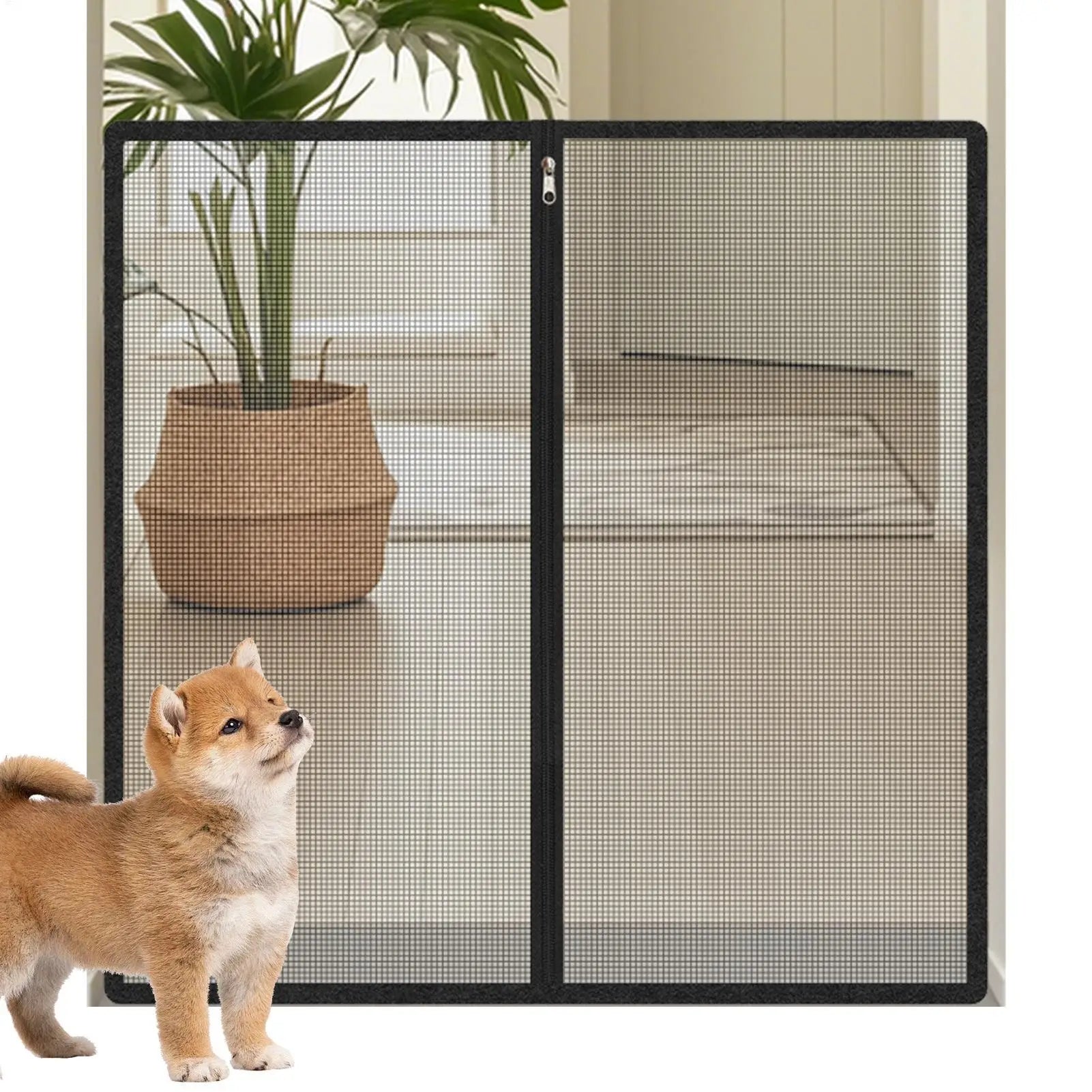 No-drill pet fence, pet stair gate, cat and dog pet gate, escape prevention fence, suitable for dogs, for doorways/bedrooms