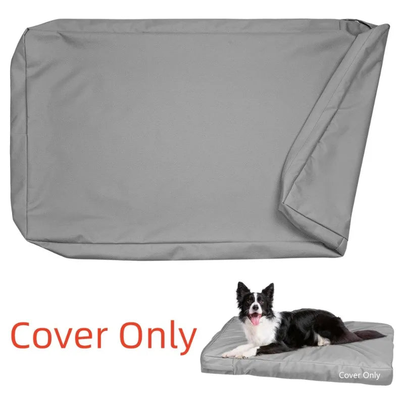 Washable Dog Crate Pad Cover Oxford Cloth Waterproof Dog Bed Cover for Puppy Kitten Replacement Pet Supplies (Only Covers)