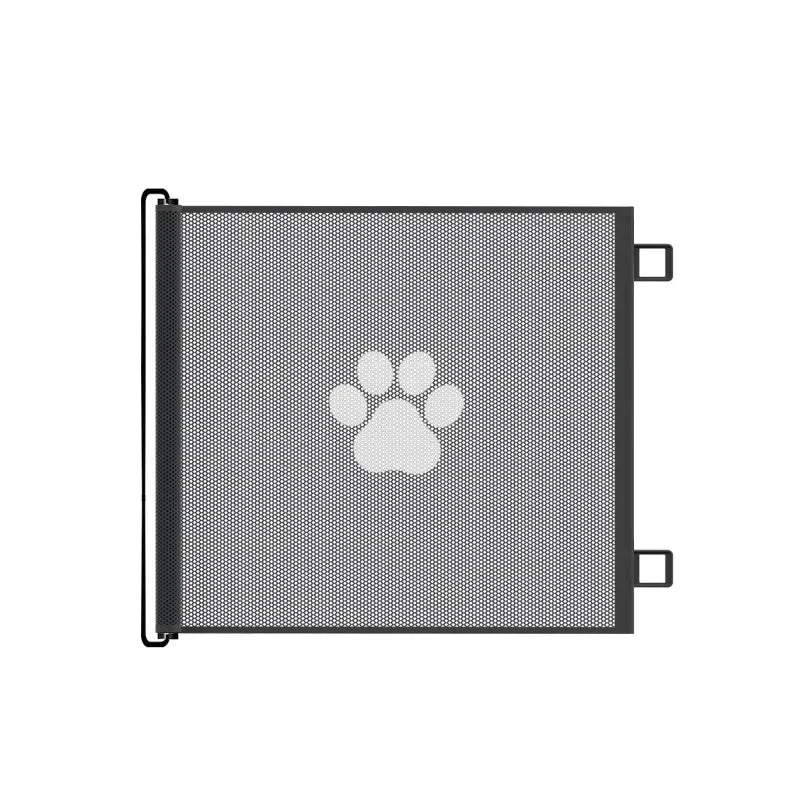 Automatic Retractable Pet Gate Fence Dog and Cat Fences Indoor Stair Walkway Isolation Net Security Fence Pet Products 110x78cm