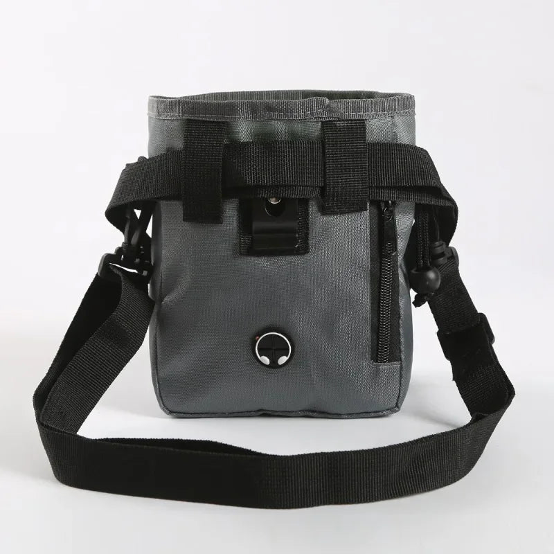 Portable Foldable Dog & Cat Training Treat Pouch Waist Bag – Hands-Free Oxford Snack Carrier (18 x 14 x 6 cm / 7.1 x 5.5 x 2.4 in)