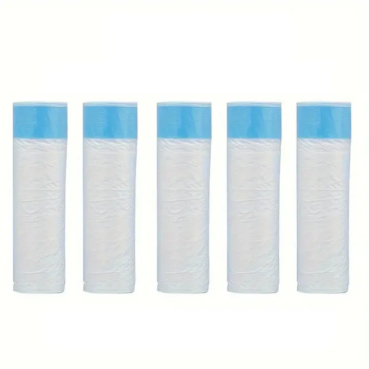 Cat Poop Bags for Automatic Litter Box — 2/5/10 Roll Pack (15 Bags per Roll) Eco-Friendly Pet Waste Bags 5 rolls