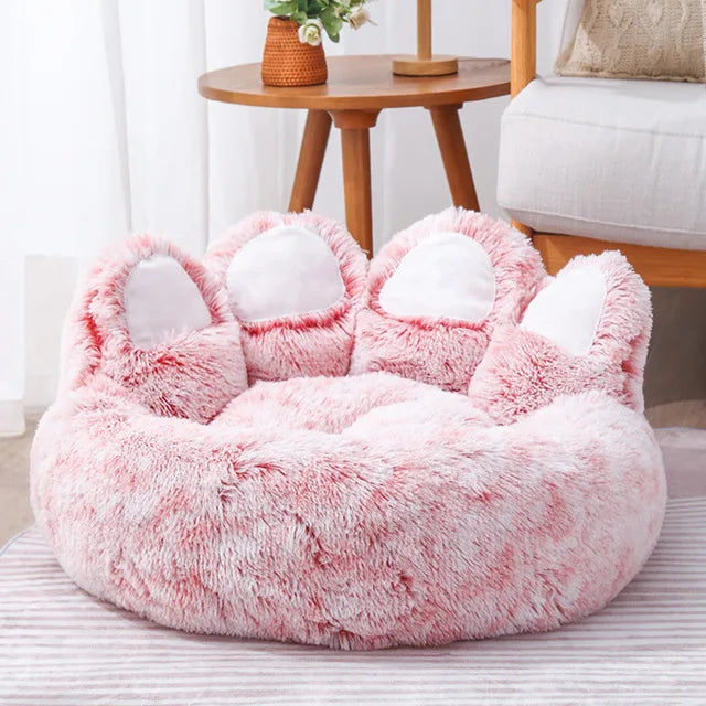 Breathable Washable Dog Bed – Solid Pet Cushion for Dogs Pink