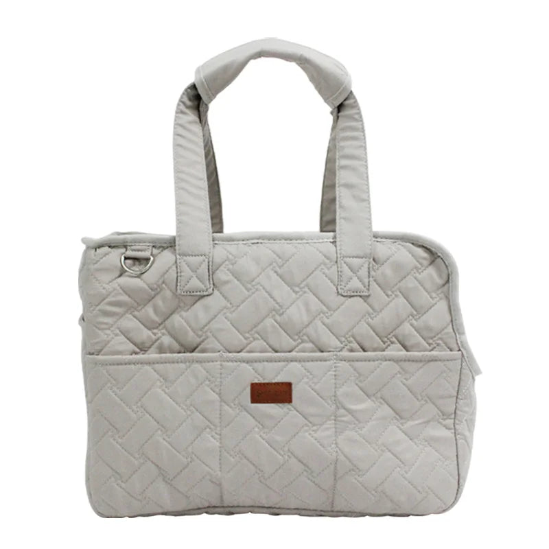 Breathable Canvas Pet Carrier Tote - Soft Sling for Small to Medium Dogs & Cats, Large Capacity Travel Bag grey China Mainland
