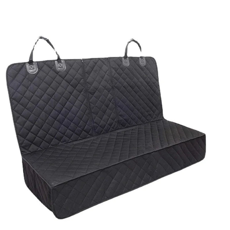 Waterproof Dog Car Seat Cover Rear Bench Pet Seat Protector Lightweight Quilted Back Seat Mat for Dogs Cats SUVs Cars Trucks black
