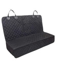 Waterproof Dog Car Seat Cover Rear Bench Pet Seat Protector Lightweight Quilted Back Seat Mat for Dogs Cats SUVs Cars Trucks black