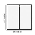 No-drill pet fence, pet stair gate, cat and dog pet gate, escape prevention fence, suitable for dogs, for doorways/bedrooms White