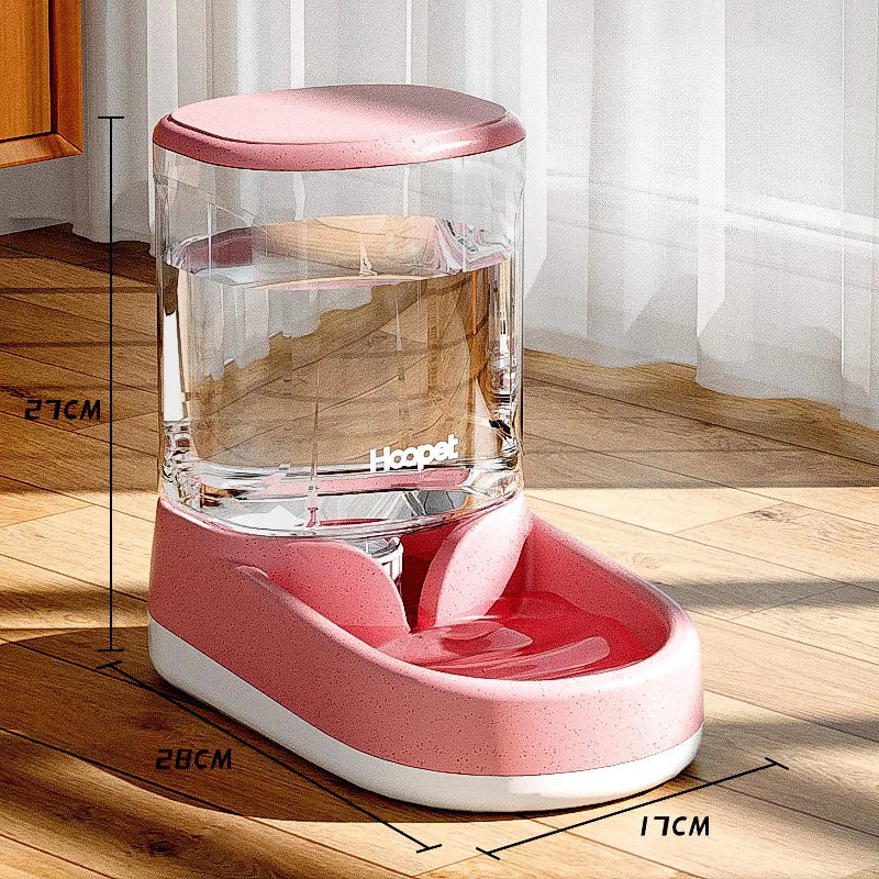 HOOPET Feeding Drinker Large Capacity Automatic Pet Supplies Wet Dry Dog Cat Feeder Drinking Bowl Dog Food Bowl Pet Supplies