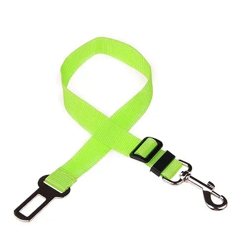 Dog Seat Belt | Quick Release Pet Safety Belt for Car Travel light green