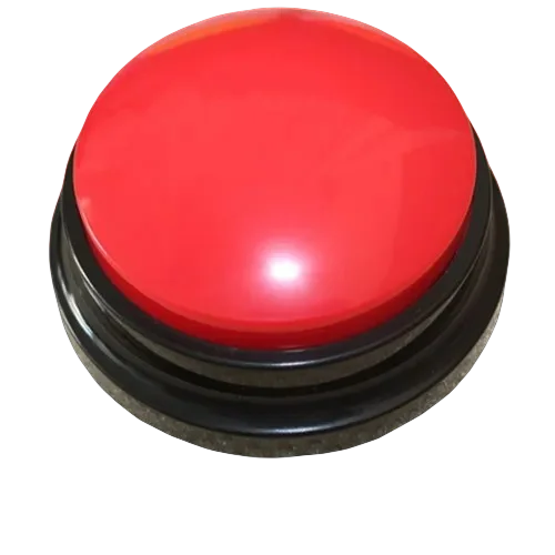 Dog Communication Buttons Voice Recording Button for Pet Training Buzzer 30 Second Record Playback Funny Gift for Talking Pet Red