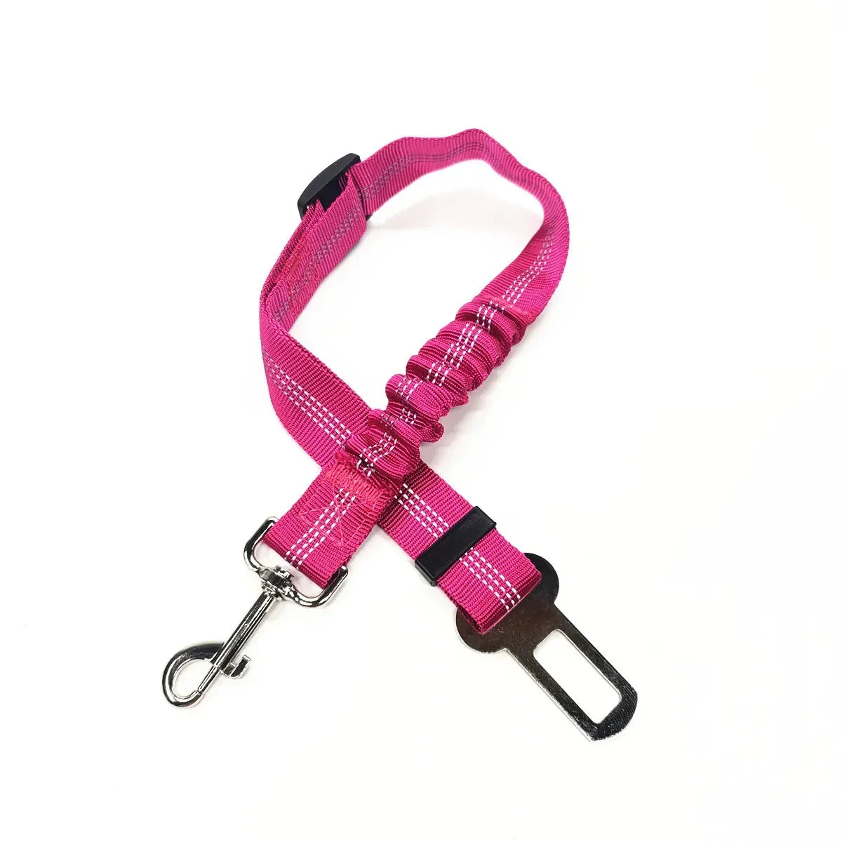Dog Seat Belt | Quick Release Pet Safety Belt for Car Travel 46-Purple Red