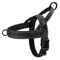 Tactical Anti-Pull Dog Harness - 1000D Nylon Adjustable for Large Dogs, Outdoor Training Vest with Handle & Reflective black L