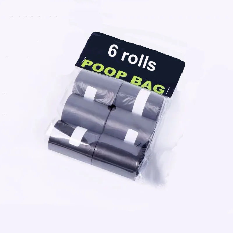 Foldable Dog Pooper Scooper – Portable Travel Poop Scoop with 1 Roll Biodegradable Bags (S 13.5×11.5 cm / 5.3×4.5 in, L 18×15 cm / 7.1×5.9 in) I