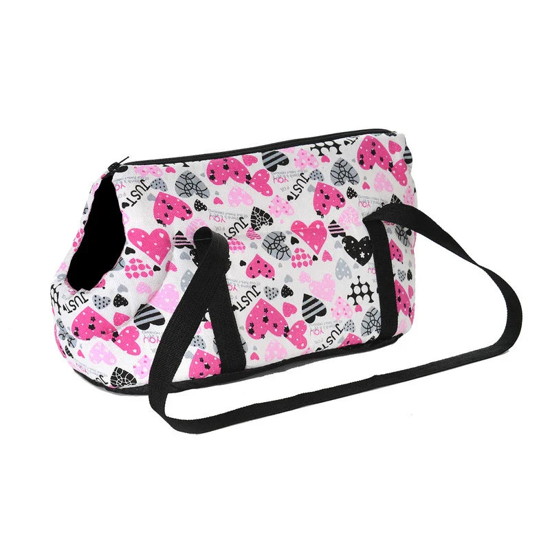 Soft Breathable Pet Carrier Backpack for Small Dogs & Cats — Sling Shoulder Bag, Sizes S & L (40×18×20 cm / 15.7×7.1×7.9 in; 50×23×28 cm / 19.7×9.1×11 in) without fur 2
