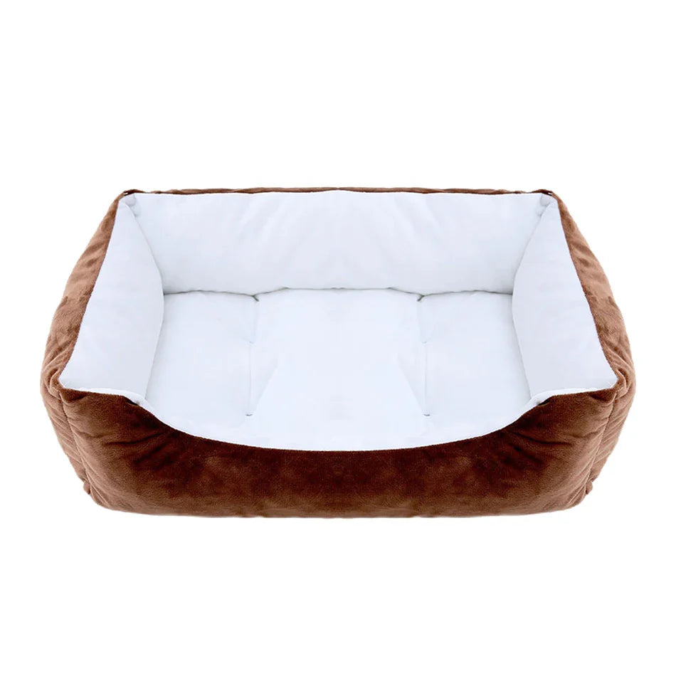 Plush Square Pet Bed for Dogs & Cats, Calming Kennel Sofa Cushion in Multiple Sizes (XS-XXL) cat dog bed 15