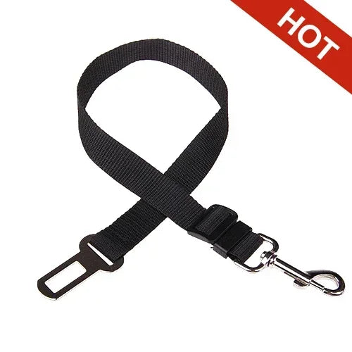 Dog Seat Belt | Quick Release Pet Safety Belt for Car Travel black