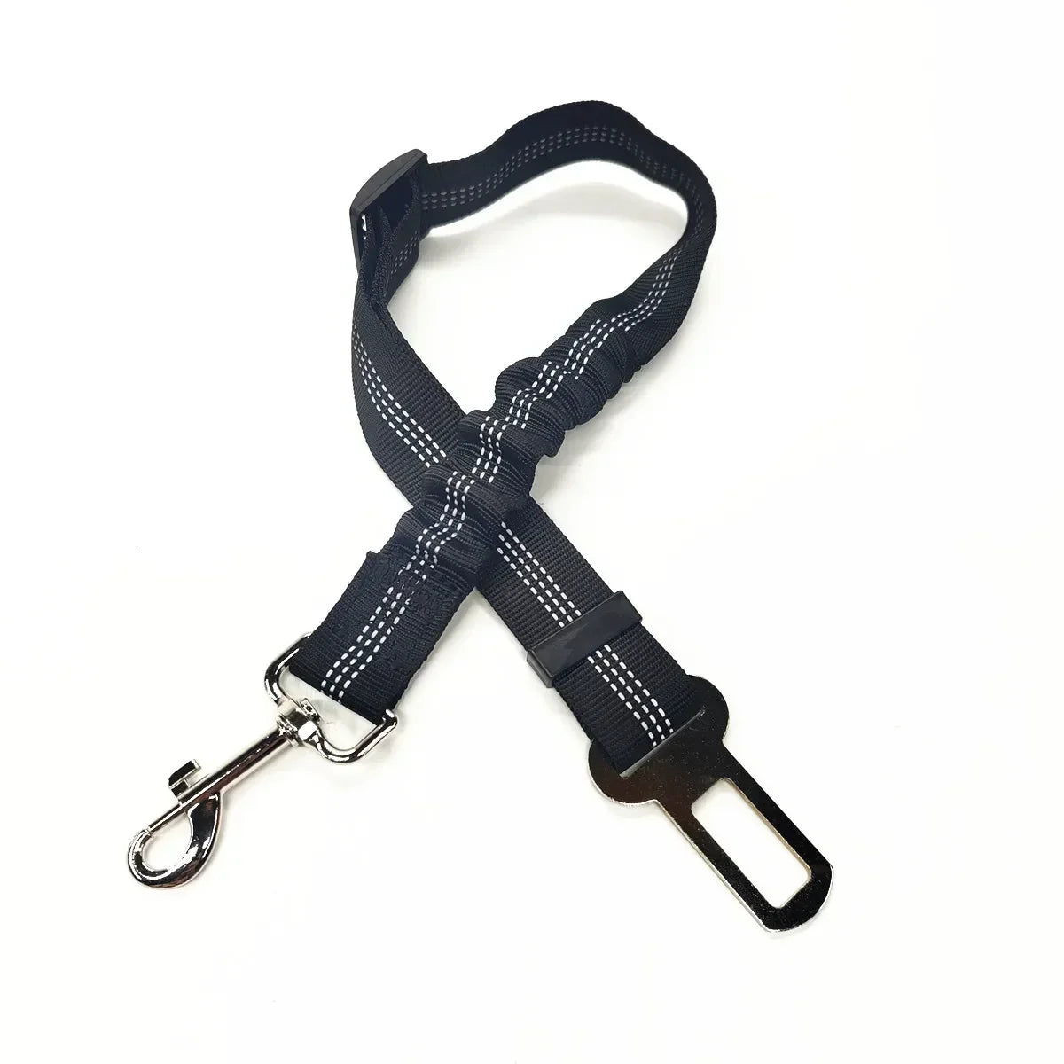 Dog Seat Belt | Quick Release Pet Safety Belt for Car Travel 46-Black