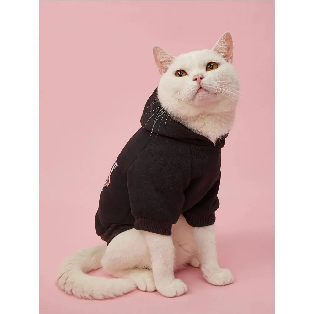 Pet Clothes for Dog Cat Puppy Hoodies Coat MOMMY'S BOY Sweatshirt Dog Outfits for Small Medium Dog Cat