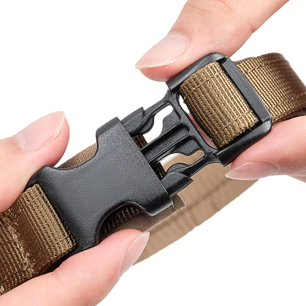 Tactical Dog Collar Puppy Collars Adjustable Soft Nylon Outdoor Training Collar Medium Large Dog German Shepherd Training Collar