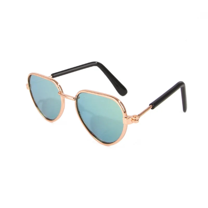 Non-Slip Pet Sunglasses for Cats and Small Dogs, Cute Cat Glasses Cosplay Photo Props Style 2 M
