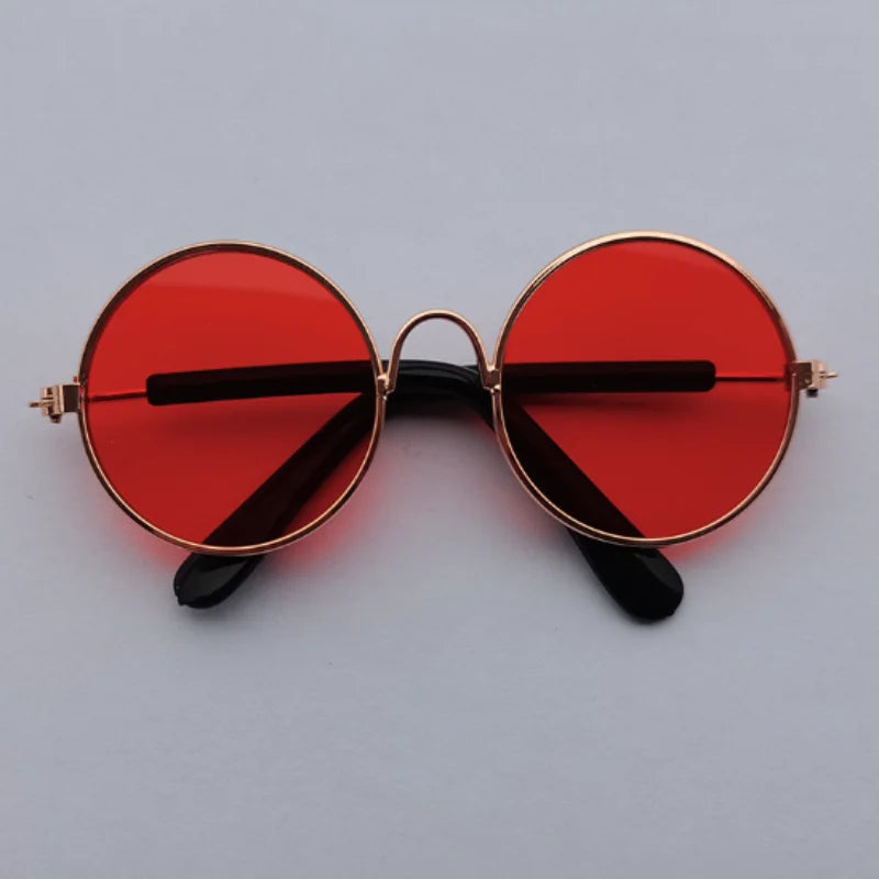 Non-Slip Pet Sunglasses for Cats and Small Dogs, Cute Cat Glasses Cosplay Photo Props Style 8 M
