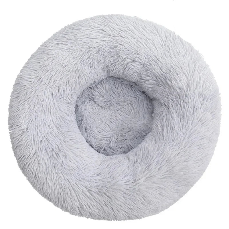 Calming Plush Pet Bed for Dogs & Cats - Corduroy Fleece Bolster, Non-Slip Waterproof Bottom, Multiple Sizes (15.7–35.4 in / 40–90 cm) 4