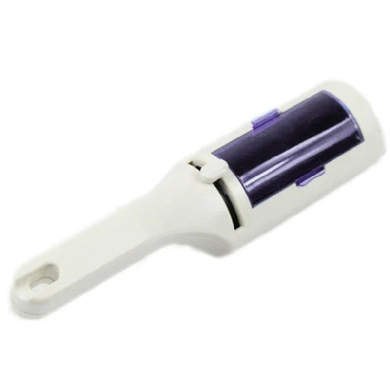 Electrostatic Static Brush for Pet Hair – Clothes, Furniture & Surface Lint Remover for Home, Office, Travel Cleaning WHITE