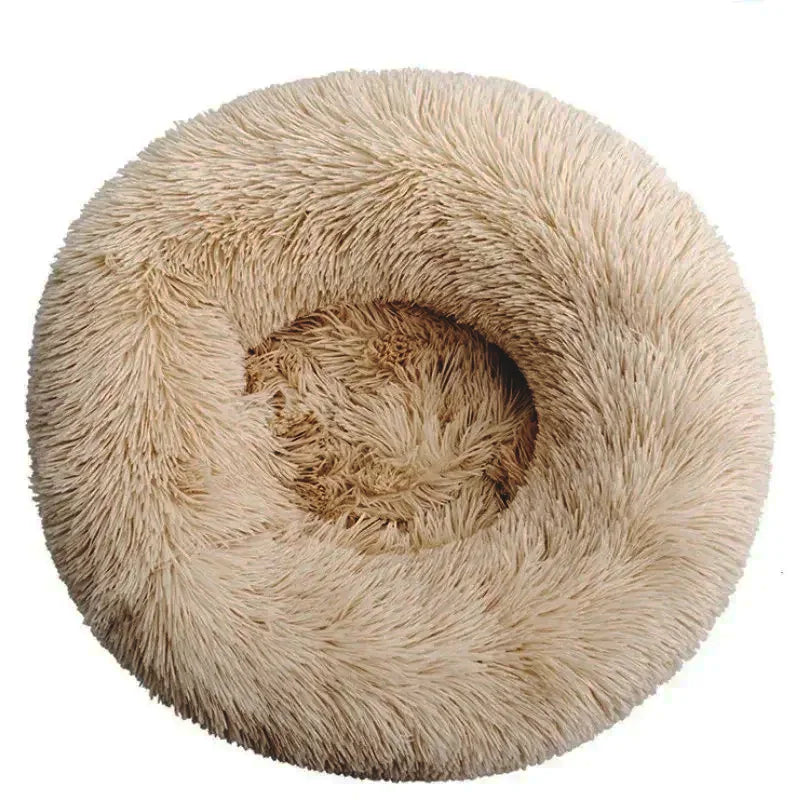 Calming Plush Pet Bed for Dogs & Cats - Corduroy Fleece Bolster, Non-Slip Waterproof Bottom, Multiple Sizes (15.7–35.4 in / 40–90 cm) 5
