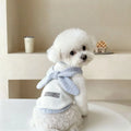 Dog Clothing Vest Puppy Kitten School Uniform Style Trendy Coat Clothes Outwear for Small Medium Dogs Cats B