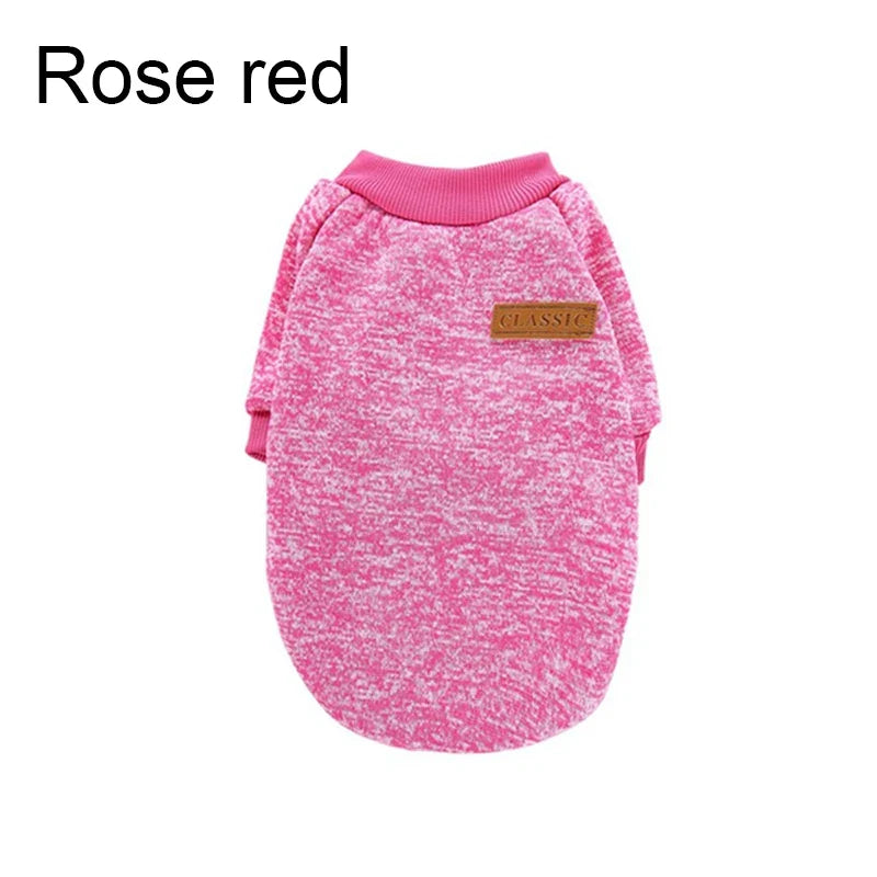 Warm Winter Dog Jacket Hoodie for Small Dogs and Cats - Chihuahua Pug Schnauzer Sweatshirt Pet Coat Rose res