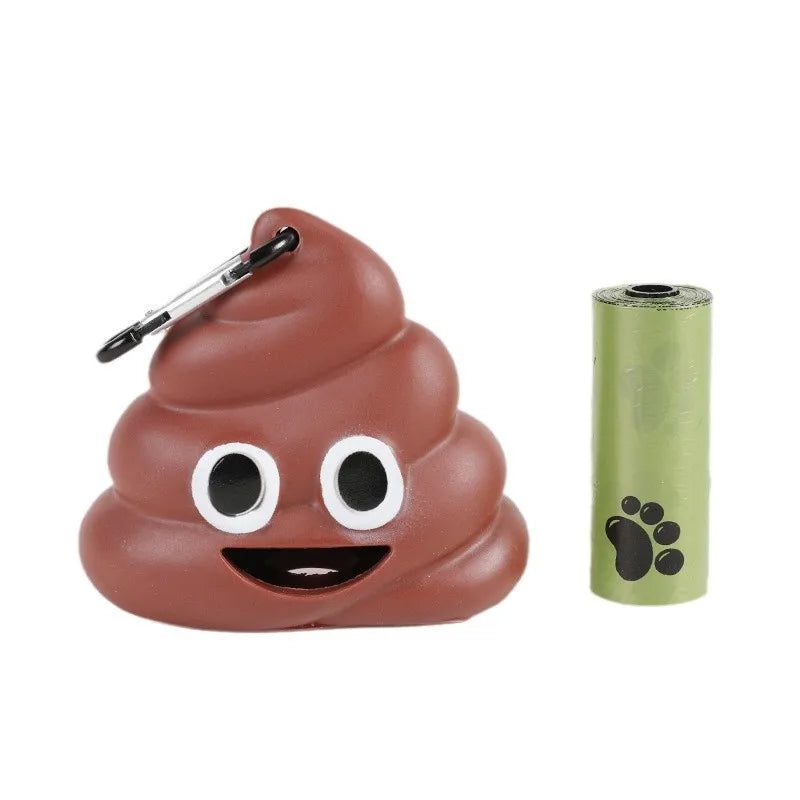Pet Fecal Bag Dispenser | Portable Eco-Friendly Dog Waste Bag Holder with Clip 2pcs