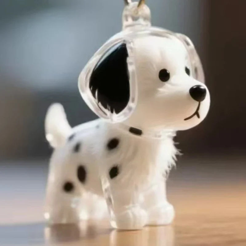 Clear Puppy Hair Memorial Keepsake Capsule | Pet Fur Container DIY Pendant Keychain A10