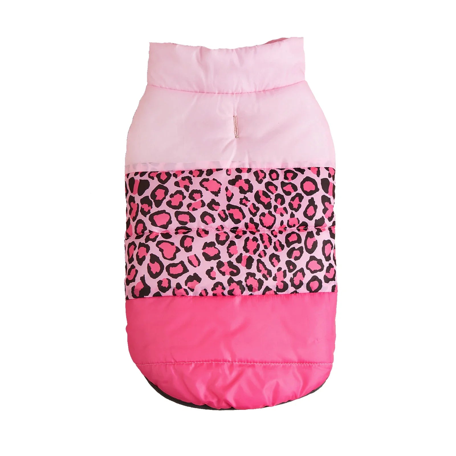 Winter Pet Coat Clothes for Dogs Winter Clothing Warm Dog Clothes for Small Dogs Christmas Big Dog Coat Winter Clothes Chihuahua Leopard Pink