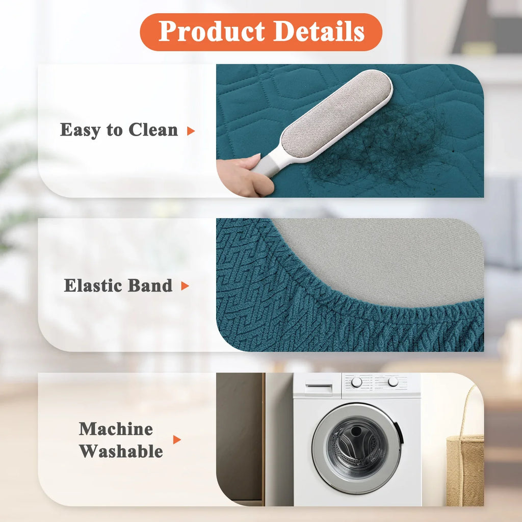 Dog Bed Covers Replacement Washable - Waterproof Dog Bed Covers Quilted, Water Absorbable Pet Puppy Bed Cover for Dog Cat