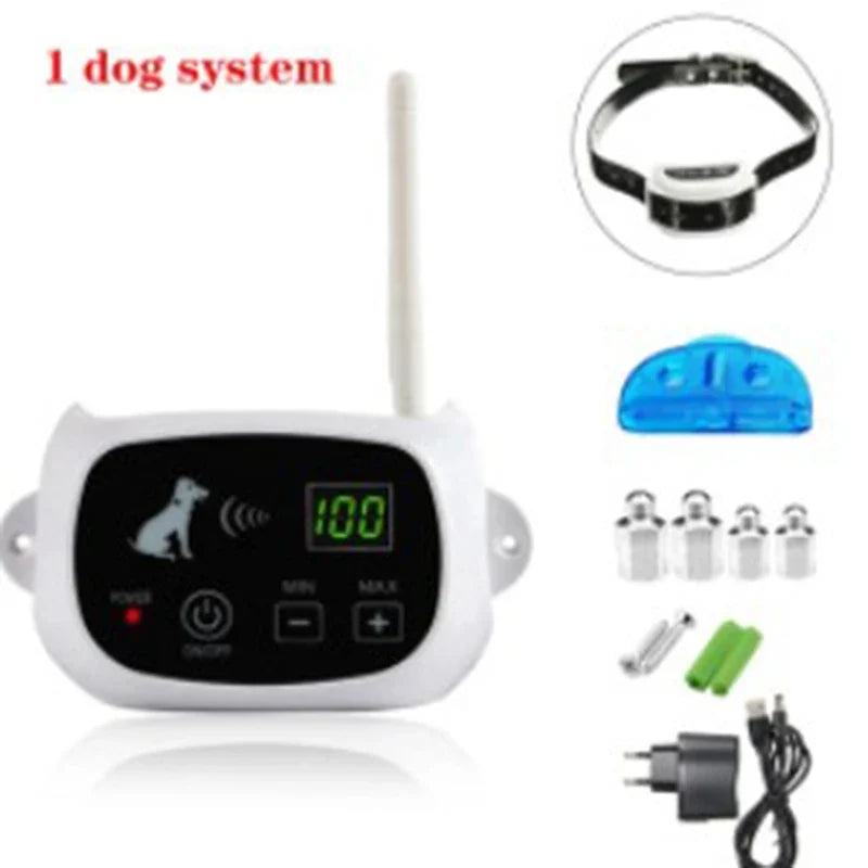 500m Waterproof Wireless Dog Fence Containment System Electric Dog Training Collar Electronic Pet Fence Safety Pet Transmitter for 1 dog