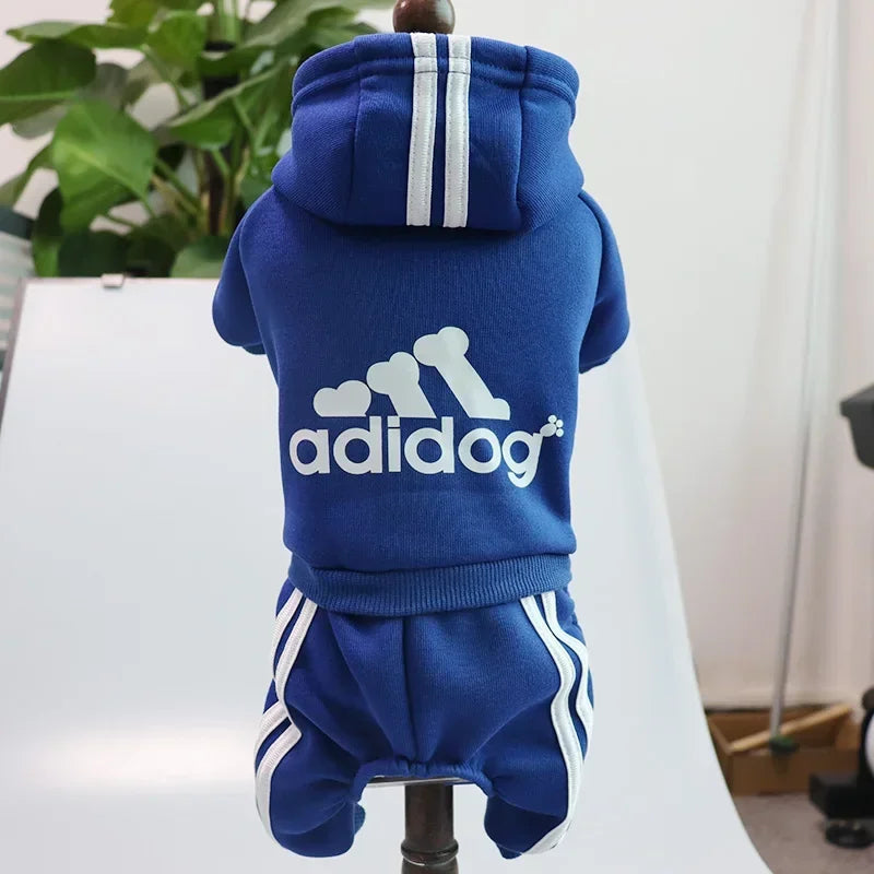 French Bulldog Puppy Costume Jumpsuit for Small and Medium Dogs, Chihuahua Pug Dog Clothes Blue
