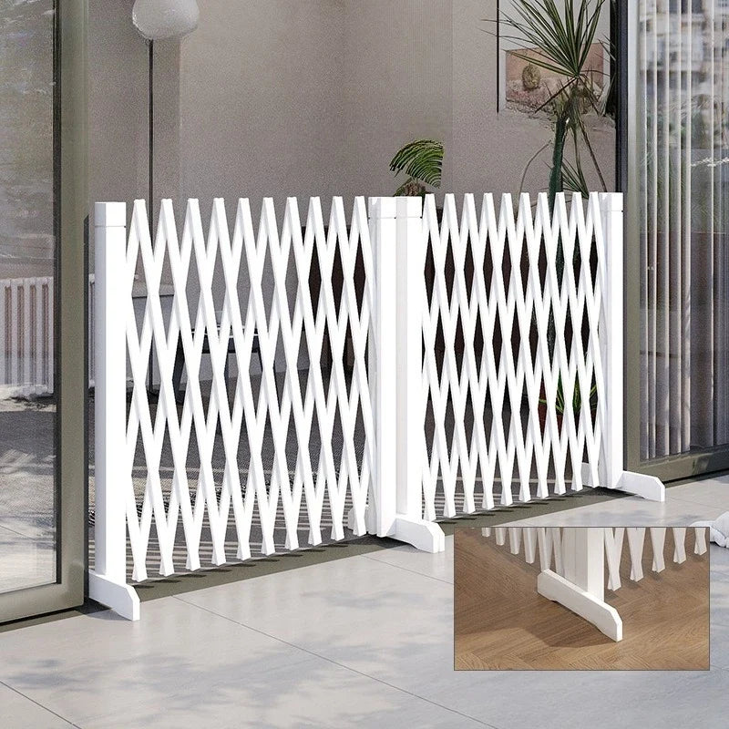Pet Puppy Fence Retractable Isolation Dog Wooden Fence Folded Indoor Anti-Jailbreak Dog Fences Accessories Isolation Pet Cat Net