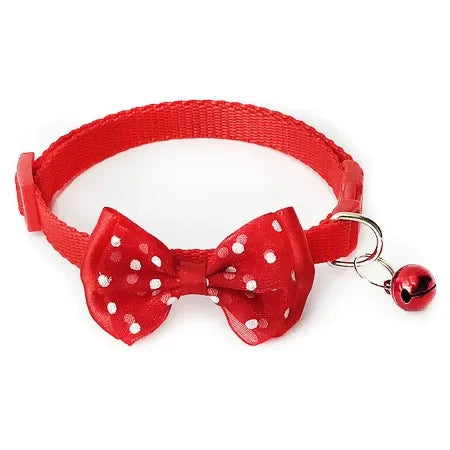 Pet Bow Tie Collar Tuxedo - Formal Necktie for Dogs & Cats, Small & Medium (32cm/12.6in, 40cm/15.75in) - 12 Colors Collar
